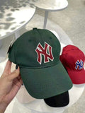 Yankees Baseball Cap Men's and Women's Soft Top LA Men's and Women's Peaked Cap