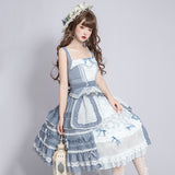 Gothic Lolita Harajuku Style Clothing Lolita Dress Original Pastoral Style Summer Light Lo Small Skirt JSK