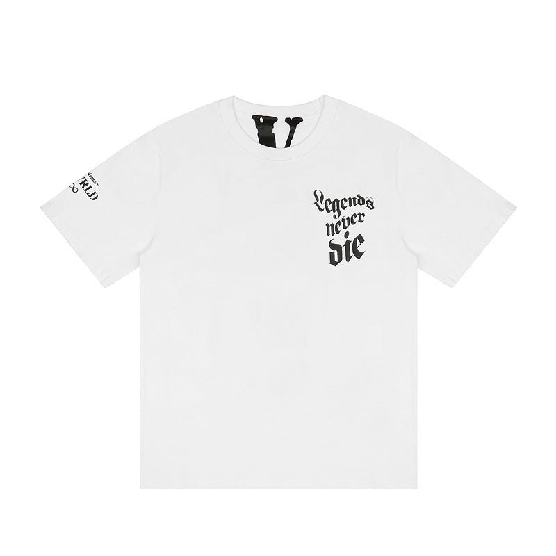Juice WRLD T Shirt Vlone & Juice WRLD Joint Hip Hop Style Youth Loose T-shirt