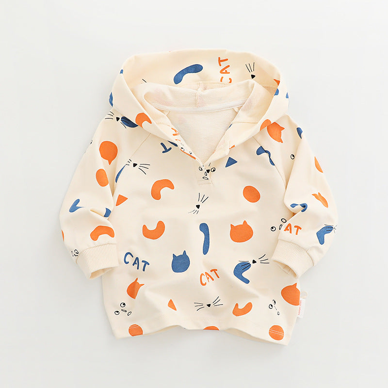 Children Hoodie Sweatshirts Boy's Hoody Spring and Autumn T-shirt Fall