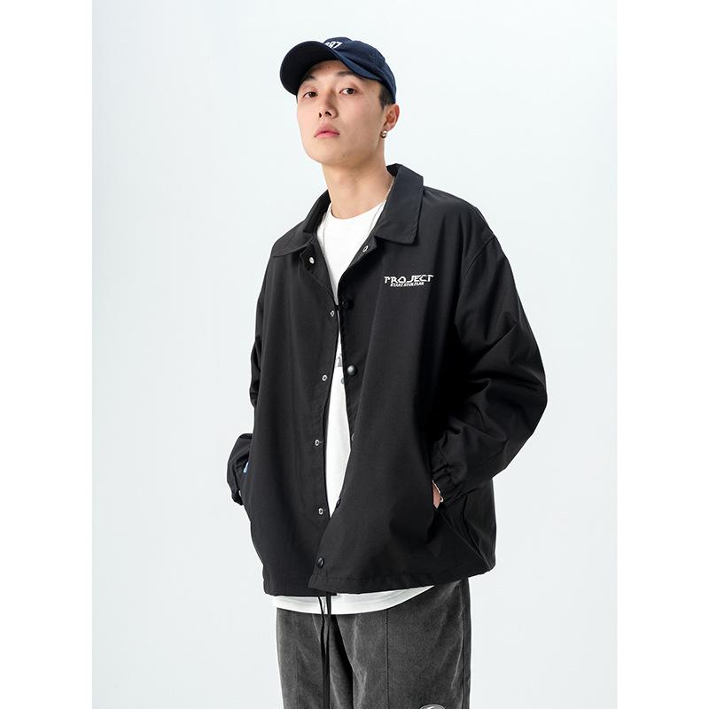 Flower Print Baseball Uniform Men's Spring Loose Bomber Jacket Men's plus Size Retro Sports Casual Jacket Men Shacket Men Jacket