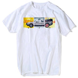 Back to the Future Costume Punk Printed Cotton T-shirt
