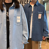 Denim Shirts Long Sleeve Loose Casual Jacket