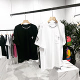 CHH Chrome Heart T Shirt Spring/Summer Printed Short-Sleeved T-shirt Men's and Women's Tops