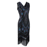 The Great Gatsby Daisy Dress Vintage Dress Sequined Tassel Dress