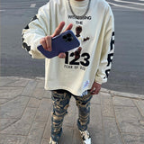 Rrr123 Sweatshirt Fear of God Joint Name Rrr123 Casual Loose Sweatshirt