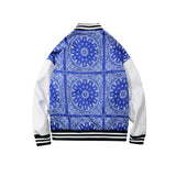 Dodgers Letter Man Jacket Outfit Senior Jackets Varsity Baseball College Coat Hip Hop Retro Paisley Baseball Uniform Jacket