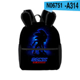 Sonic Backpack Hedgehog Sonic Rabbit Ears Children's Schoolbag Backpack