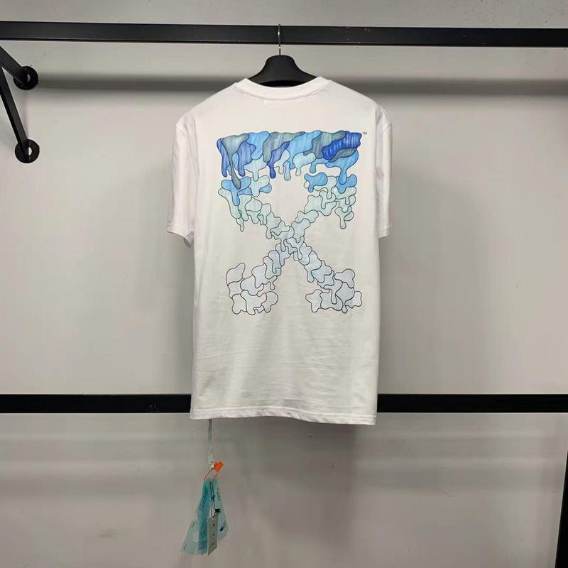 Off White T Shirt Short Sleeve Men's Women's Coat Cotton Tshirt Owt
