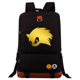 Sonic Backpack Golden Game Sonic School Bag for Teenagers