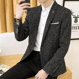 Casual Groom Attire Tuxedo Suits for Men Business Men Suit Men Coat Jacket Men Spring and Autumn Leisure