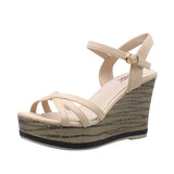 Nude Wide Fit Block Heels Roman Shoes High Heels