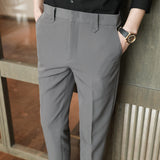 Men Trousers Straight Casual Pants Men's Trousers