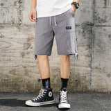 Linen Pants Straight Leg Pants Drawstring Lightweight Elastic Beach Pants Summer Men's Casual Pants Loose