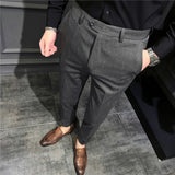Men Trousers Business Suit Pants Casual Pants