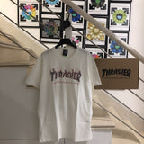 Thrasher T Shirt Thrasher Misting Flame Loose Short Sleeve Fall Winter Couples