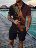 Polo Shirts Men's Polo Shirt Suit Short Sleeve Casual