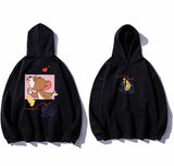 Tom and Jerry Hoodie Winter Clothing Autumn Hooded Sweater Autumn and Winter