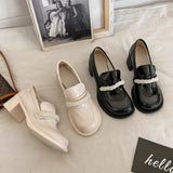 Nude Pumps Block Heel