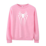 Men Spider Hoodie Spider-Man Crew Neck Sweater