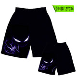 Men and Women Pokemon Pikachu Pant Pokémon Haunter Men's Tether Shorts