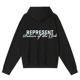 Present Hoodie Letter Printed Hoodie Hip Hop Loose Couple