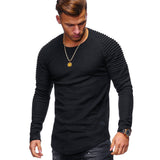 Man Tanks Long-Sleeved T-shirt Men's Casual Bottoming Shirt