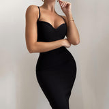 Women Summer Dresses Midi Dress Sexy Fashion Backless Sheath Dress