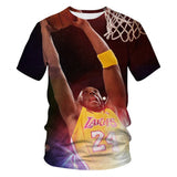 In Memory of Kobe T Shirt Kobe Bryant 3D Printed Summer T-shirt