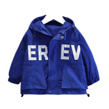 Toddler Boys Jackets Boys Autumn Clothing Hooded Coat and Trench Coat