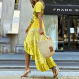 Women Bohemian Dress Summer Fashion Temperament Printed Dress for Woman