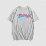 Thrasher T Shirt Thrasher Flame Leisure Sports T Shir Summer