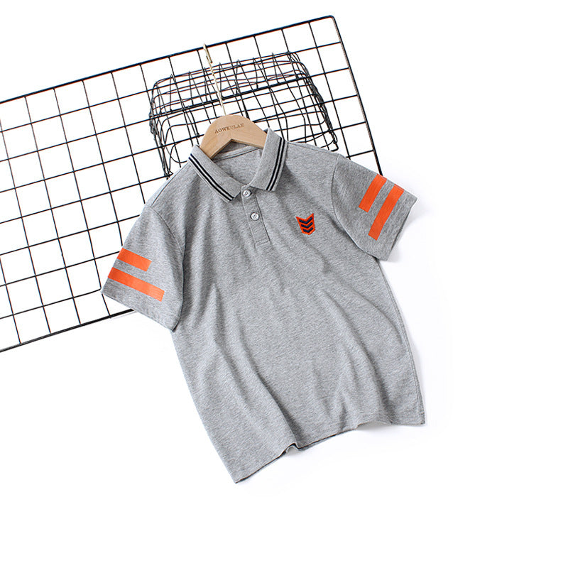 Children Boy Polo Shirts Children's Clothing Summer Boys' Lapel Short Sleeve T-shirt