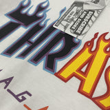 Thrasher T Shirt Flame Classic Limited Purple Fire Couple T-shirt Shirt