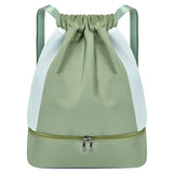 Drawstring Bag Shoulder Waterproof Beach Storage Backpack