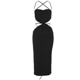Music Festivals Rave Outfits Dress Summer Sexy Backless Slim Fit Women's Dress