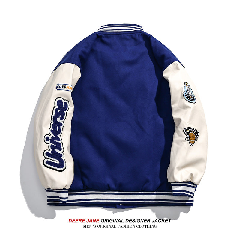 Men Coat Jacket Men Winter Loose Blue Thickened Warm Couple Cotton Clothes Coat