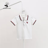 Children Boy Polo Shirts Summer Cotton Tops Children Casual