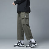 Nasa Sweatpants Men's Spring and Autumn Pure Cotton Exercise Casual Pants Loose