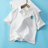 Children Hoodie Sweatshirts Boy's Short-Sleeved T-shirt Summer Wear