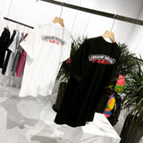 CHH Chrome Heart T Shirt Spring/Summer Red Sanskrit Letter Printed round Neck Short Sleeve T-shirt for Men and Women