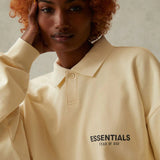 Essentials Polo Shirt Foot of God Long Sleeve Lapel T-shirt