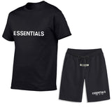 Fear Of God Fog Essentials Fashion Brand Casual Short-Sleeved Shorts Suit Chest