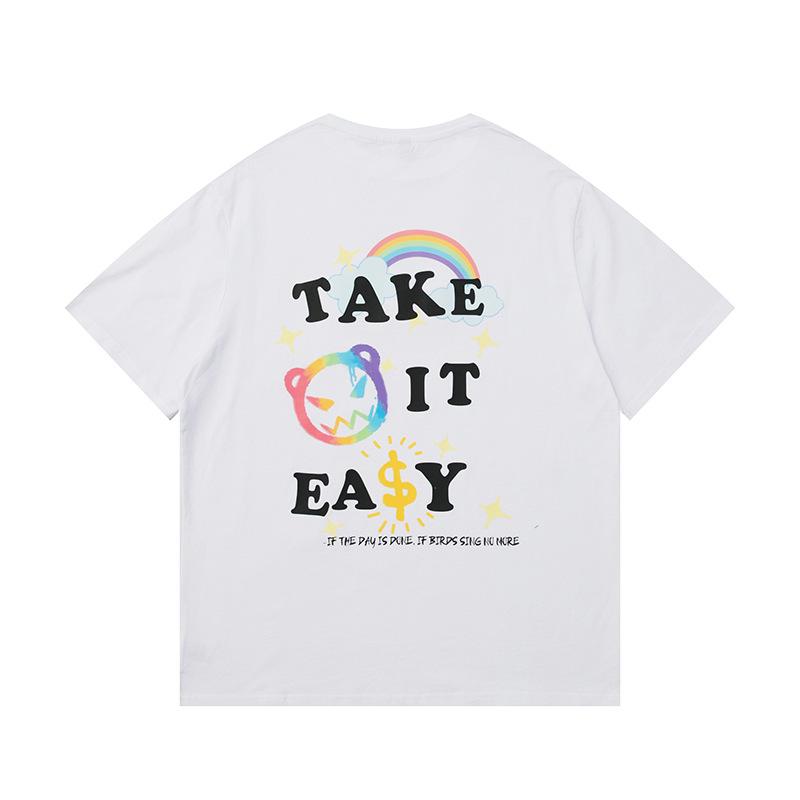 Men T Shirt Summer Casual Tops Men's Clothes Summer Wear National Fashion Boys round Neck Short Sleeve Casual Women's Loose T-shirt