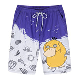 Men and Women Pokemon Pikachu Pant Shorts Cropped Beach Pants Casual