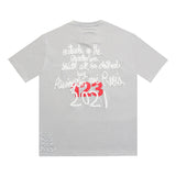 Rrr123 T-Shirt Three-Dimensional Puff Print Retro T-shirt Loose Version