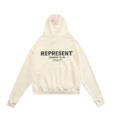 Present Hoodie Loose Zip Hooded Sweater for Men and Women