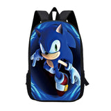 Sonic Backpack Sonic School Bag for Elementary School Students Cartoon Backpack