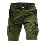 Mens Cargo Shorts Men's Multi-Pocket Loose Cargo Pants Men's Shorts Overalls