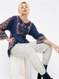 Summer Embroidered Shirt Dress